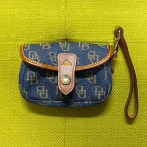 Rooney and Burke mini canvas clutch.